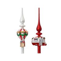 Decoris piek glas ballon / caravan - assortiment - thumbnail