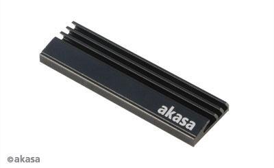 Akasa A-M2HS01-KT02 koelsysteem voor computers SSD (solid-state drive) Koelplaat/radiatoren Zwart 1,