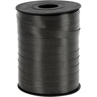 Creativ Company Cadeaulint, b: 10 mm, glossy, zwart, 250 m/ 1 rol - thumbnail