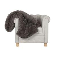 Deken Home ESPRIT Bruin 220 x 240 x 1 cm - thumbnail