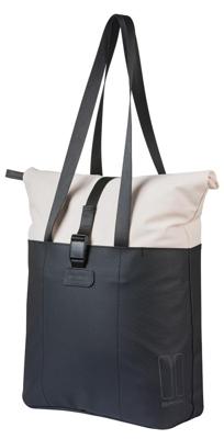 Basil Fietsshopper vive mik 15-20l 11 x 29 x 34 cm - zwart/wit