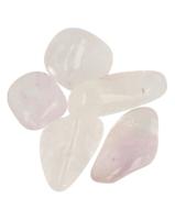 Trommelstenen Topaas roze/wit - 50 gram - thumbnail