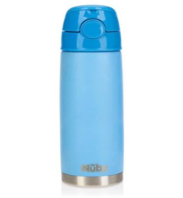 Nuby Thermosbeker 420ml 3+ jaar blauw (1 st) Nuby Thermosbeker 420ml 3+ jaar blauw (1 st)