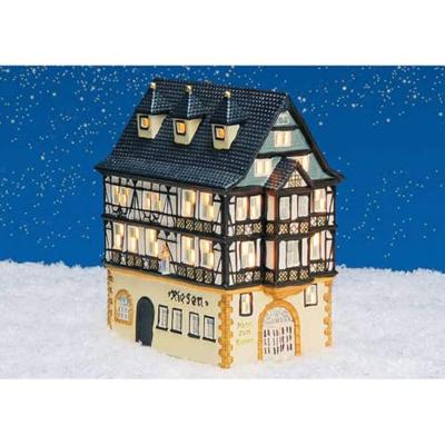 Wurm Lichthaus Hotel "Riesen" Miltenberg van Porselein, Kleurrijk (B/H/D) 17x22x10cm Wurm Lichthaus Hotel "Riesen" Miltenberg van Porselein, Kleurrijk (B/H/D) 17x22x10cm