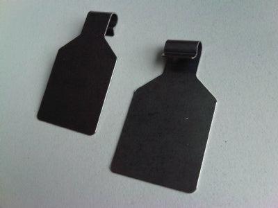 Scanvaantje metaal 28x28mm vr dubbele pe