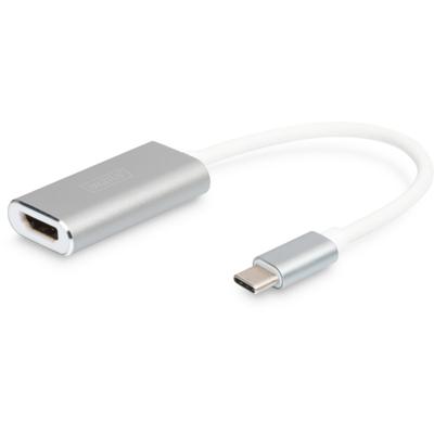Digitus Laptop, TV, monitor, USB 3.2 Gen 1 (USB 3.0), Video Adapter [1x USB 3.2 Gen 1 stekker C (USB 3.0) - 1x HDMI-bus] DA-70836 20.00 cm Afgeschermd, 4K UHD
