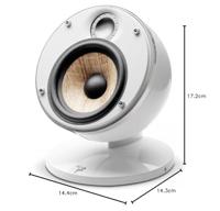 Couple Focal Dome 1.0 Flax satellietdiffusers - wit - thumbnail