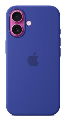 Apple Silicone MagSafe Hoesje iPhone 16 Ultramarine - thumbnail