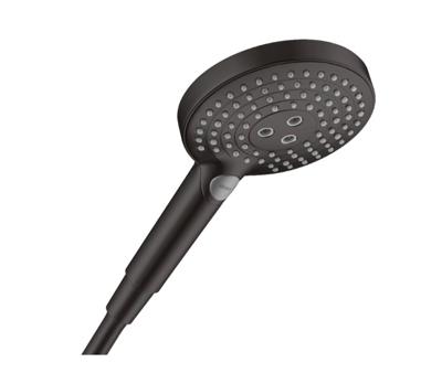 Handdouche HansGrohe Raindance Select S PowderRain 120 3jet Mat Zwart Handdouche HansGrohe Raindance Select S PowderRain 120 3jet Mat Zwart