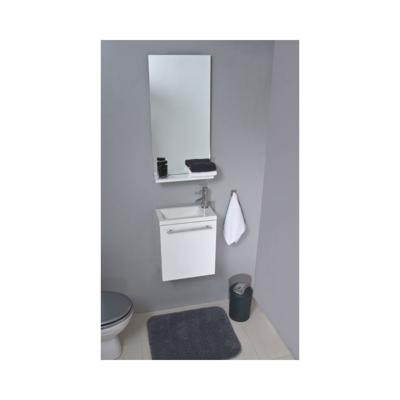 Fonteinmeubelset Differnz Tight 40x22 cm Met Spiegel en Planchet Wit Differnz