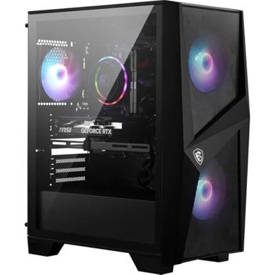 MSI Codex R2 C14NUC7-226US Gaming Desktop Computer, Intel Core i7-14700F 2.1GHz, 32GB RAM, 1TB SSD, NVIDIA GeForce RTX 4060 8GB, Windows 11 Pro, 3 jaar garantie, zwart