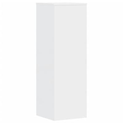 Plantenstandaards 2 st 33x33x100 cm bewerkt hout wit