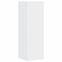 Plantenstandaards 2 st 33x33x100 cm bewerkt hout wit - thumbnail