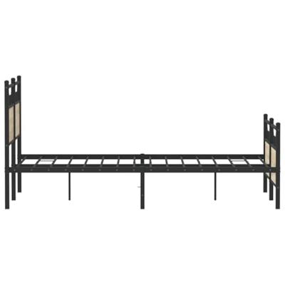 Bedframe zonder matras hout sonoma eikenkleurig 120x190 cm