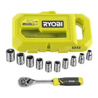 Ryobi RHRS10PC | 10-delige 1/4" ratel en doppenset - 5132006067 - thumbnail