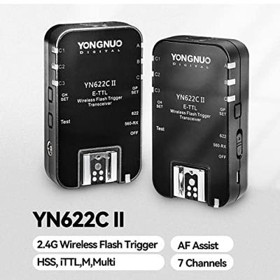 Yongnuo YN-622C II Transceiver (2 stuks) voor Canon