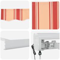 Automatische Inklapbare Luifel Geel en Oranje 500x300 cm - thumbnail