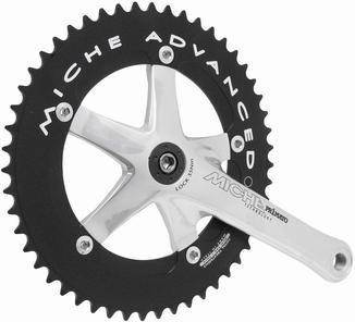 Miche crankstel piste advanced 165mm 48tds. 1 8 zilver