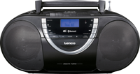 Lenco Draagbare DAB+ en FM-radio met CD-cassette en Bluetooth Zwart - SCD-6900BK - thumbnail