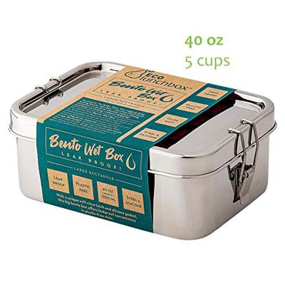 Eco Lunchbox Lunchbox - bento wet box - rectangle 1183ml - thumbnail
