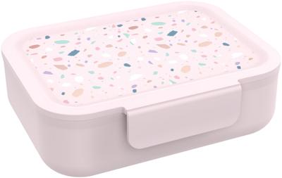 Pink Broodtrommel Terrazzo Lunchbox