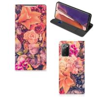 Samsung Galaxy Note20 Smart Cover Bosje Bloemen - thumbnail
