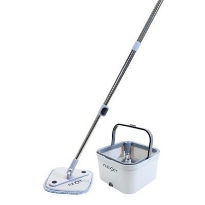 Nexxt Dweilset met Emmer Roterend Systeem - Zwart