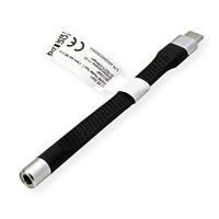 ROLINE Adapter USB Type C - 3,5mm Audio , 0,1 m - thumbnail