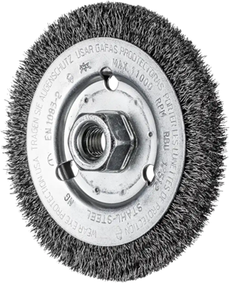 Pferd staalborstel 125x12/m14 0.3 staal pos