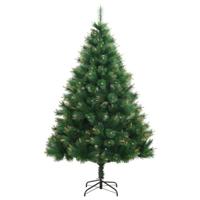 Kunstkerstboom met scharnieren en standaard 210 cm - thumbnail