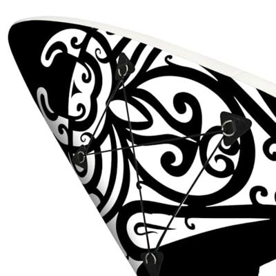 Stand Up Paddleboardset opblaasbaar 305x76x15 cm zwart - thumbnail
