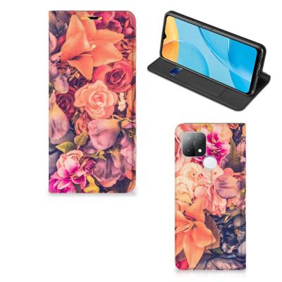 OPPO A15 Smart Cover Bosje Bloemen OPPO A15 Smart Cover Bosje Bloemen