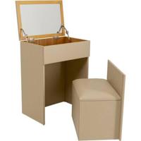 Kare Design Venezia make-up tafel en kruk koffer - thumbnail