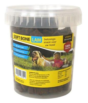 UTOPIA DIERTOTAAL SOFT BONES LAM 450 GR UTOPIA DIERTOTAAL SOFT BONES LAM 450 GR