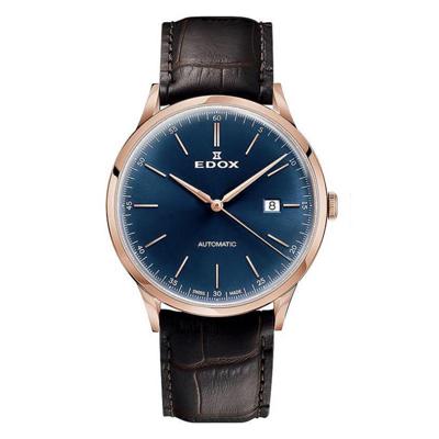 Edox Les Vauberts 80106 37RC BUIR Heren Horloge 42mm 5 ATM
