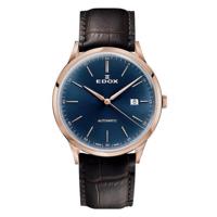 Edox Les Vauberts 80106 37RC BUIR Heren Horloge 42mm 5 ATM - thumbnail