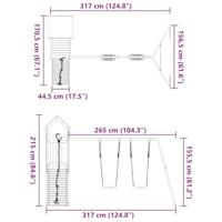 Speelhuis massief grenenhout - thumbnail