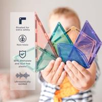 Connetix Vormen Uitbreiding Pastel 48 stuks - thumbnail