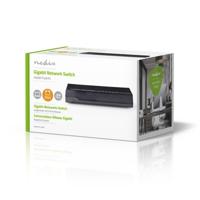 Nedis NSWH5P100BK Netwerkswitch 5 Poorten 1 Gbps Led-indicatielampjes - thumbnail