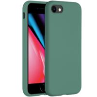 Accezz Liquid Silicone voor Apple iPhone SE (2022 / 2020) / 8 / 7 Telefoonhoesje Groen - thumbnail