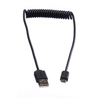 ROLINE USB 2.0 spiraalkabel A-Micro B, stekker op stekker, 1,0 m - thumbnail