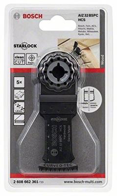 Bosch Accessoires HCS Precision invalzaagblad AIZ 32 BPC, Hardwood 5 stuks - 2608662361