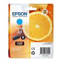 Epson 33 4.5ml Cyaan inktcartridge - thumbnail