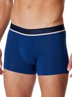 Schiesser Boxershorts 95/5 blauw-zwart 3-pack - thumbnail