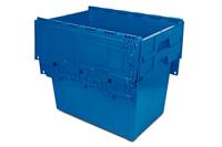 Magazijnbak euro-box 6434T blauw Tayg 600x400x340 met deksel - thumbnail