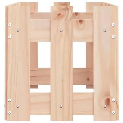 VidaXL Plantenbak verhoogd met hekontwerp 100x30x30 cm grenenhout VidaXL Plantenbak verhoogd met hekontwerp 100x30x30 cm grenenhout