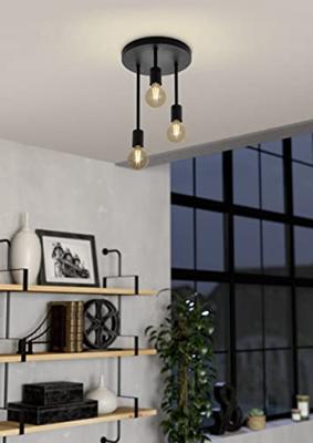 Eglo Zwarte plafondlampWilmcote - 43126