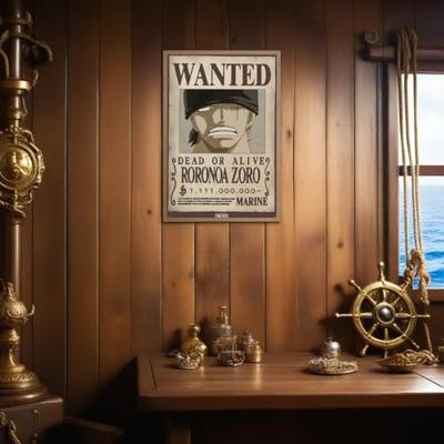 Poster One Piece - Wanted Zoro Wano 61x91,5cm