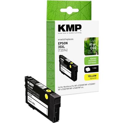 KMP Inktcartridge vervangt Epson 35XL, T3594 Compatibel Geel E229X 1638,4009