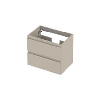 INK - Onderkast 2 Laden Greeploos Gelakt - 600x400x520 Mm - Mat Kasjmier Grijs - thumbnail